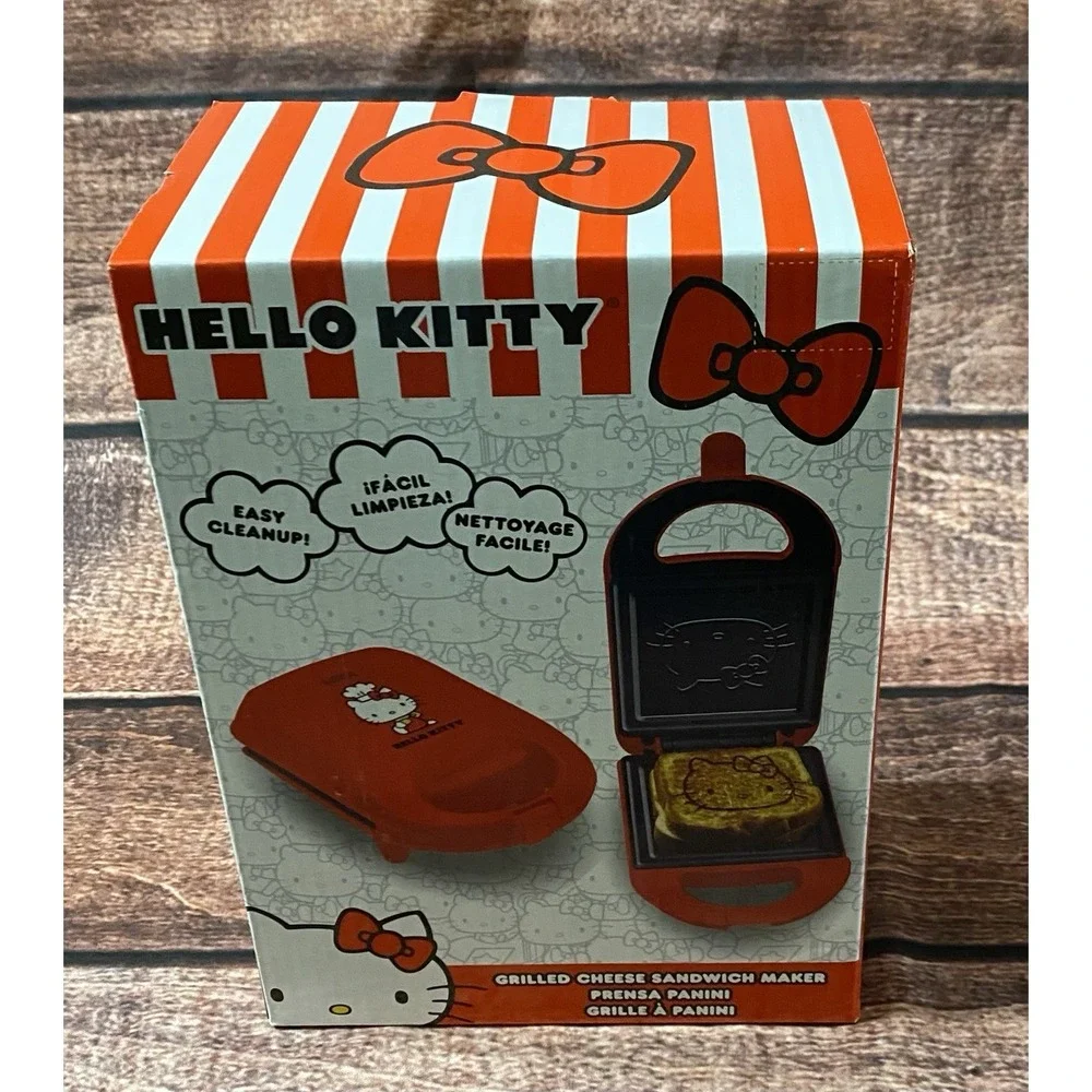 Hello Kitty Grilled Cheese Maker Non-Stick Sandwich Press Uncanny Brands New